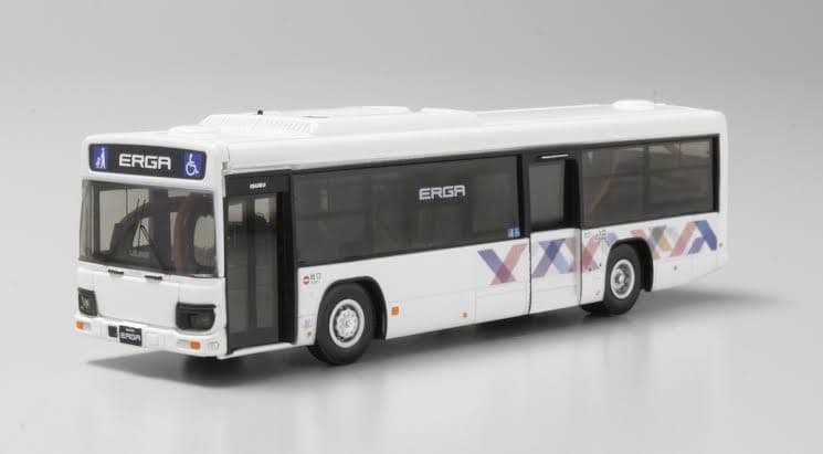 京商ポケットランナー　いすゞエルガERGAワーキングビークル　いすゞプラザ限定品