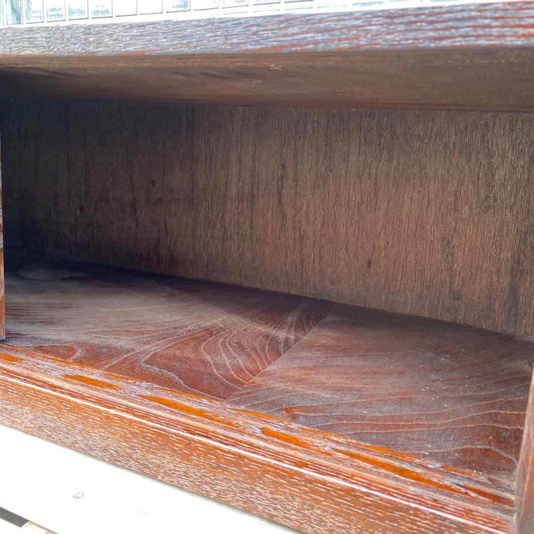 時代物 昭和レトロ 置き床 ローチェスト 飾り棚 文机 収納 古道具 古民家