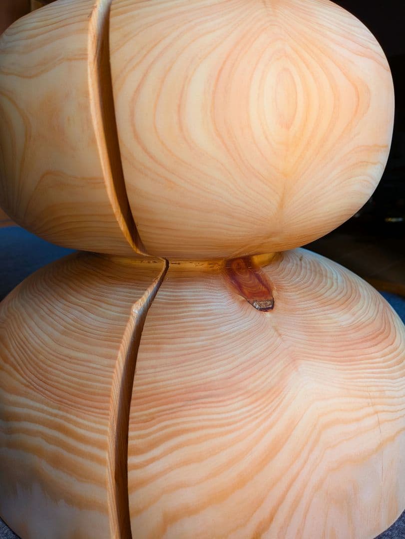 :)　檜　丸太　椅子　スツール　テーブル　高さ約44.5㎝