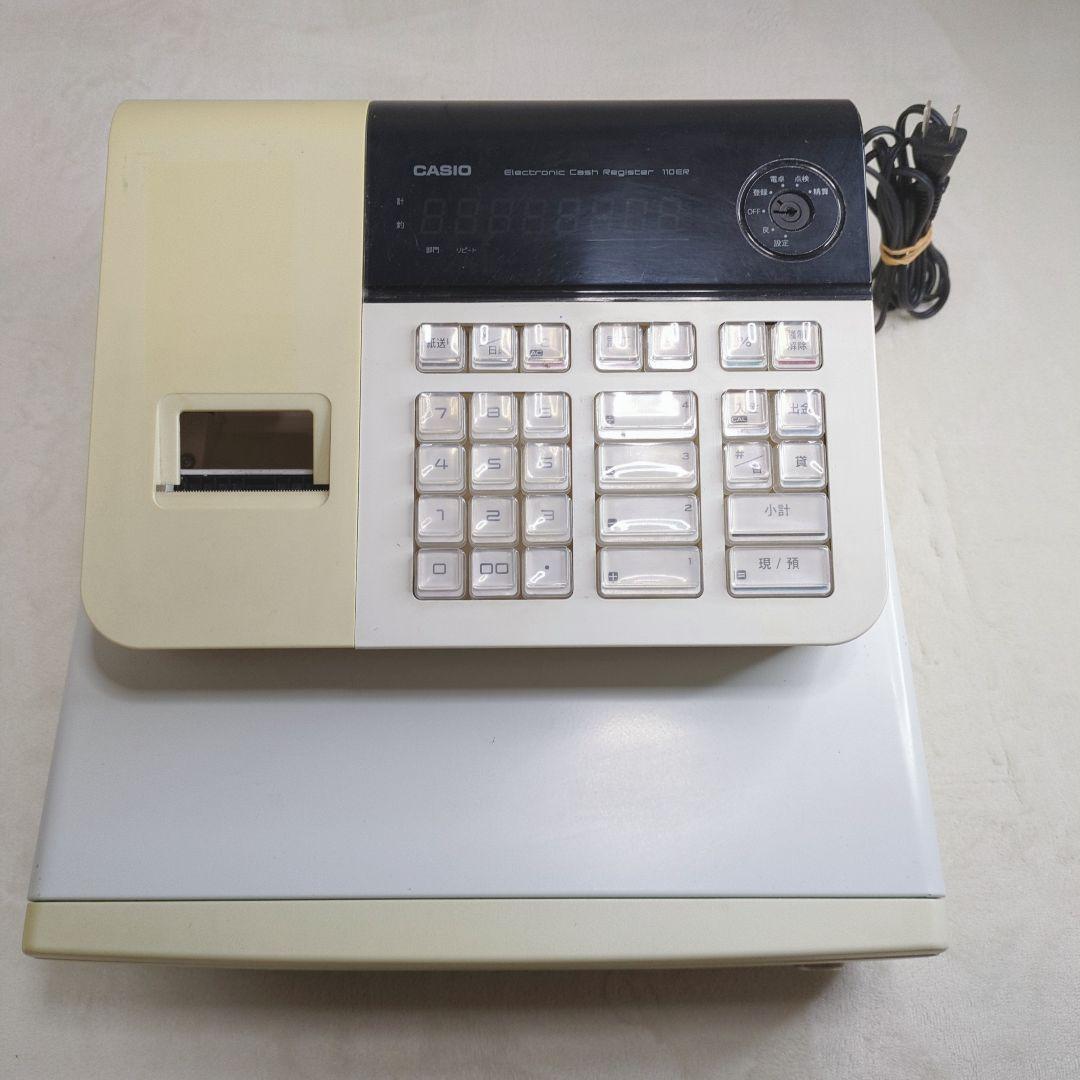 【良品】CASIO 110ER レジ レジスター カシオ 店舗向け
