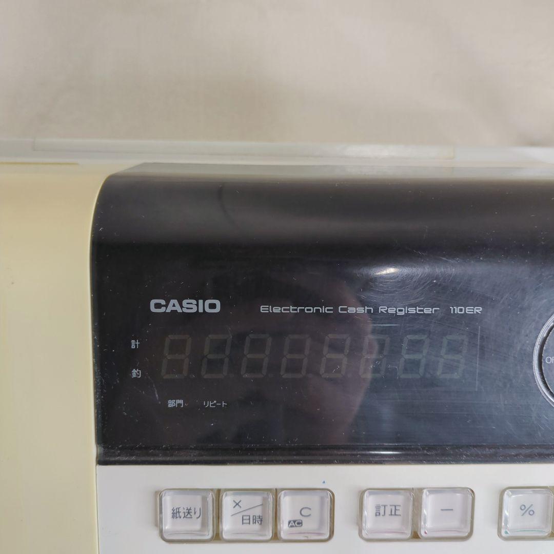 【良品】CASIO 110ER レジ レジスター カシオ 店舗向け
