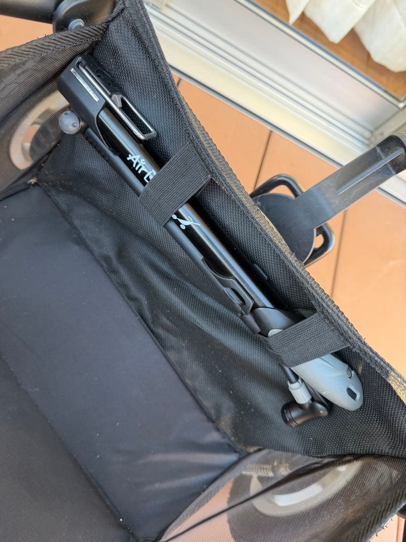 Air Buggy ペットカート フレームブレーキ付き 合皮レザーエスプレッソ