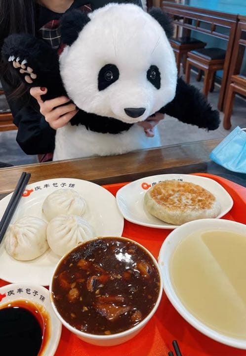 パンダぬいぐるみ 本物に近い　職人ハンディクラフト