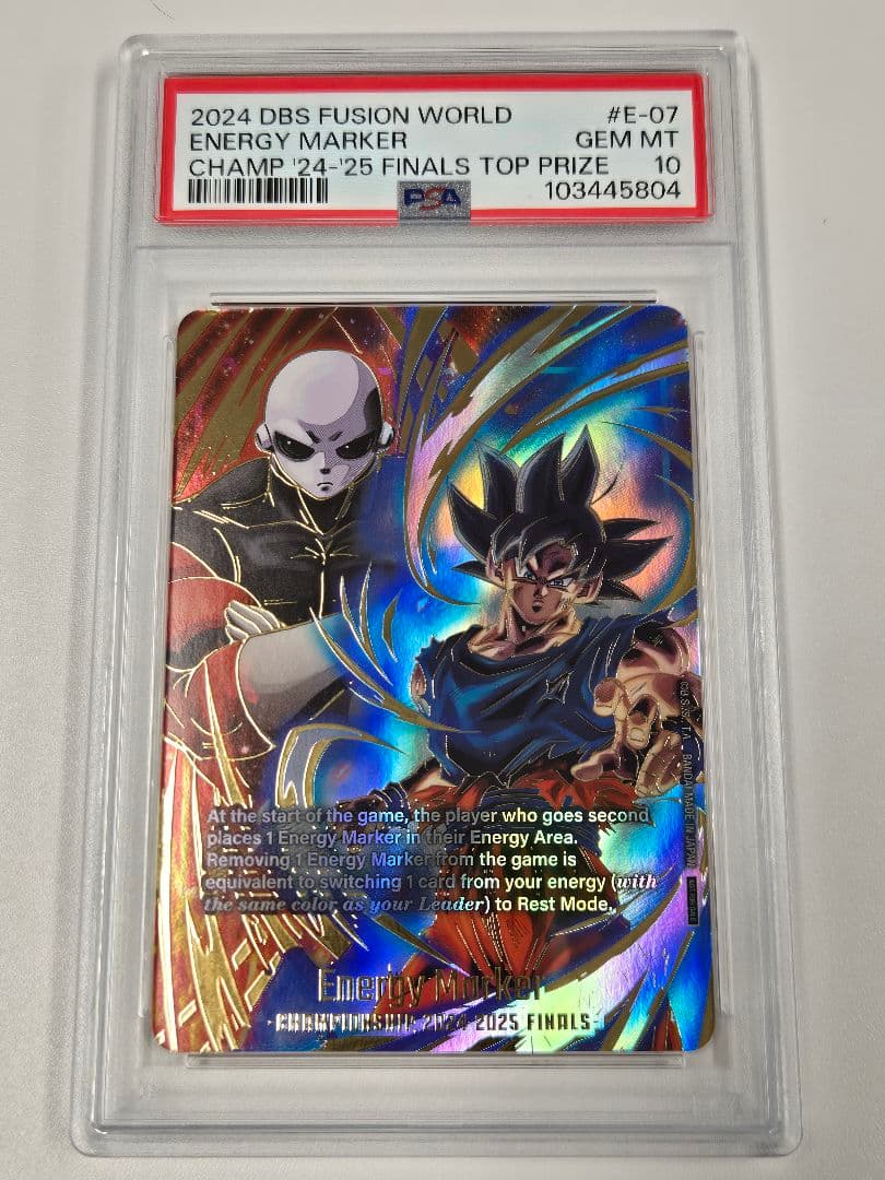PSA10 決勝大会　エナジーマーカー　悟空 ジレン 海外版