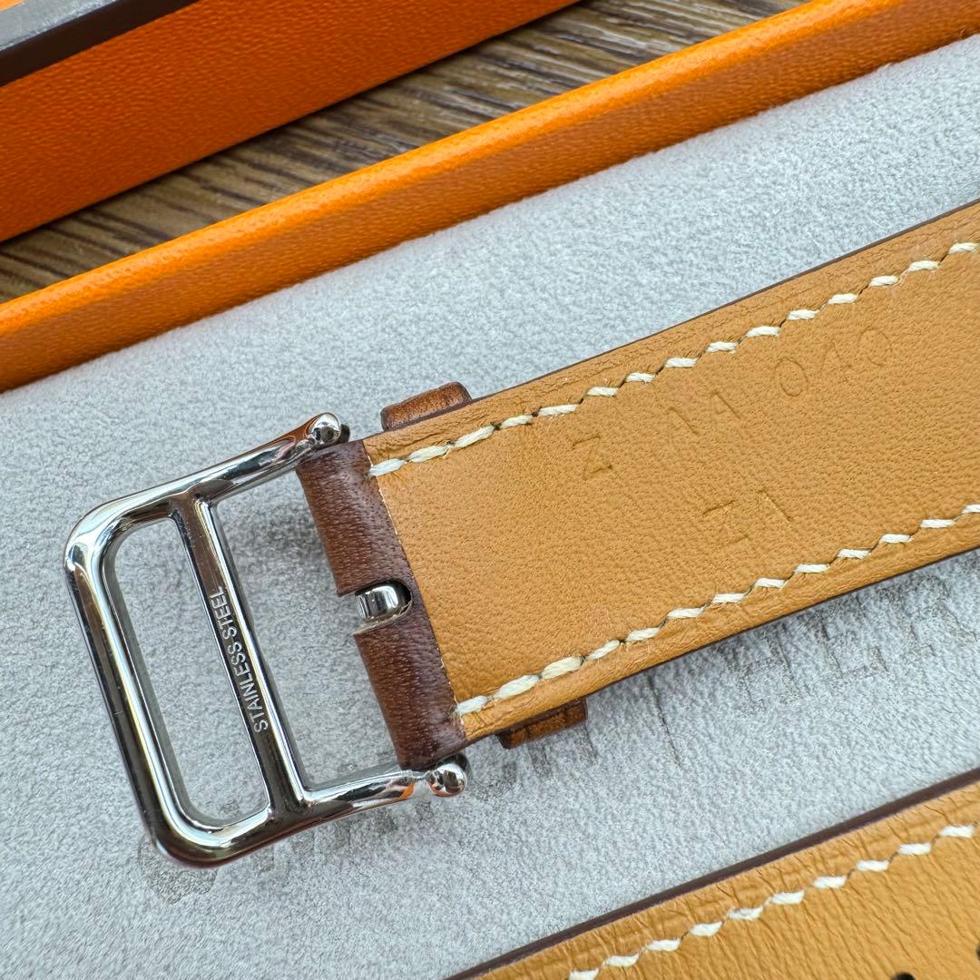 2534 ほぼ未使用　Apple Watch エルメス　ブラウン　レザーバンド