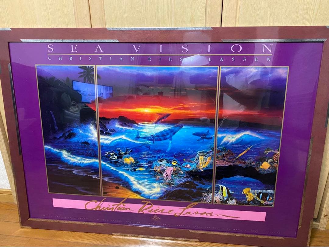 絵画 SEA VISION Christian Riese Lassen 1991