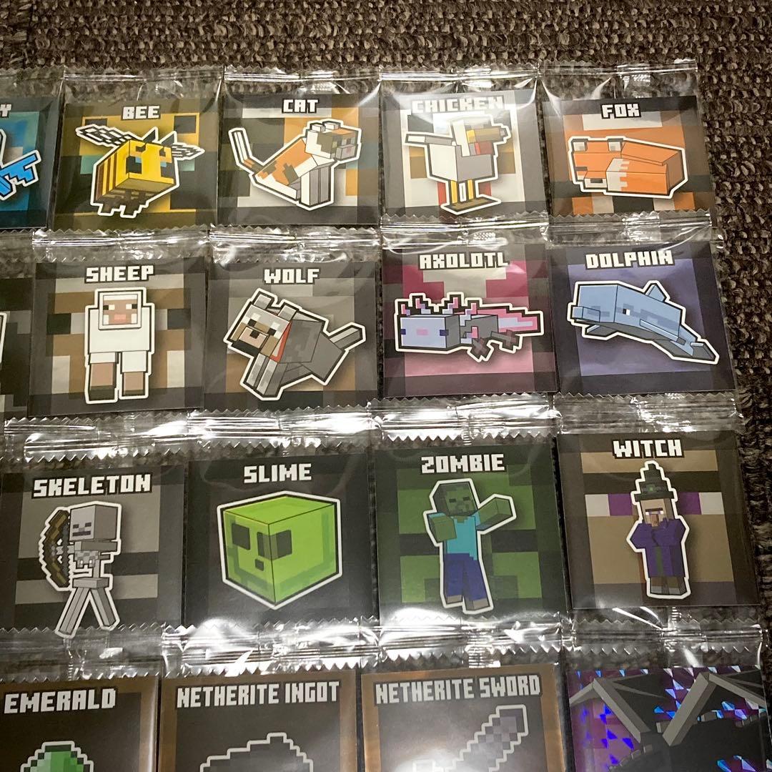 【全種セット】マイクラ ウエハース シール(35枚)