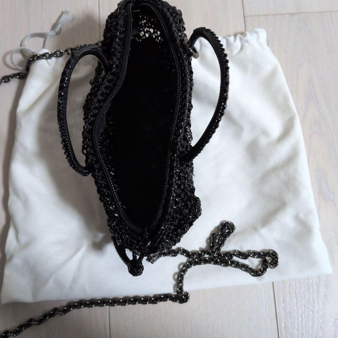 ANTEPRIMA ビーズショルダーバッグ ブラック