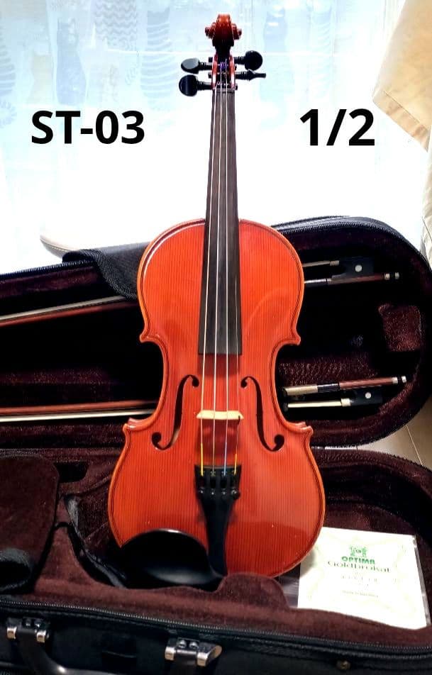 バイオリン　ピグマリウス　1/2　ST-3 杉藤 SUGITO 弓2本　肩当て