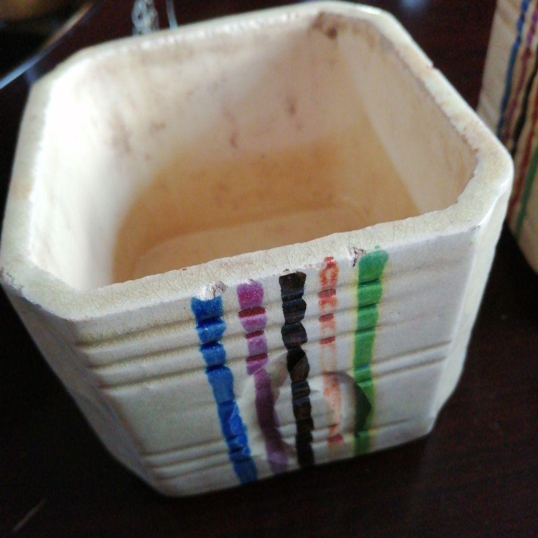 螺鈿煙草盆一対　25cm　大正〜昭和初期