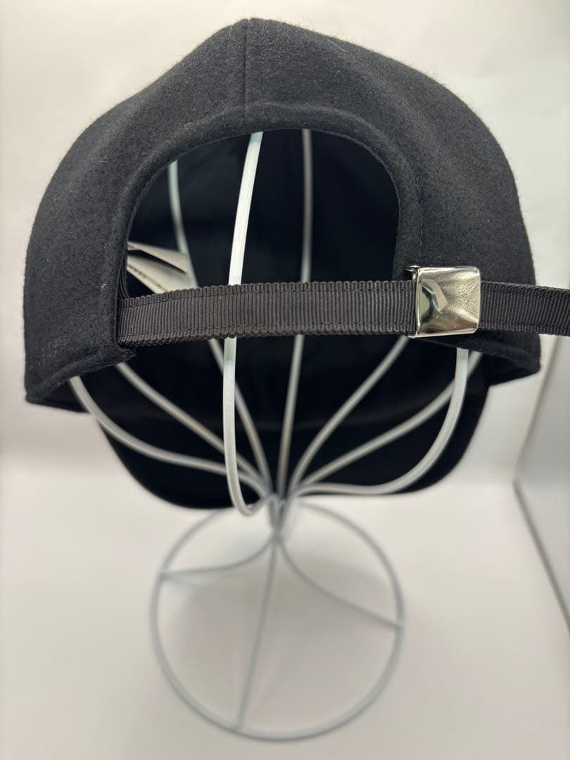 Sacai サカイ22AW WOOL MELTON CAP S帽子 ブラック