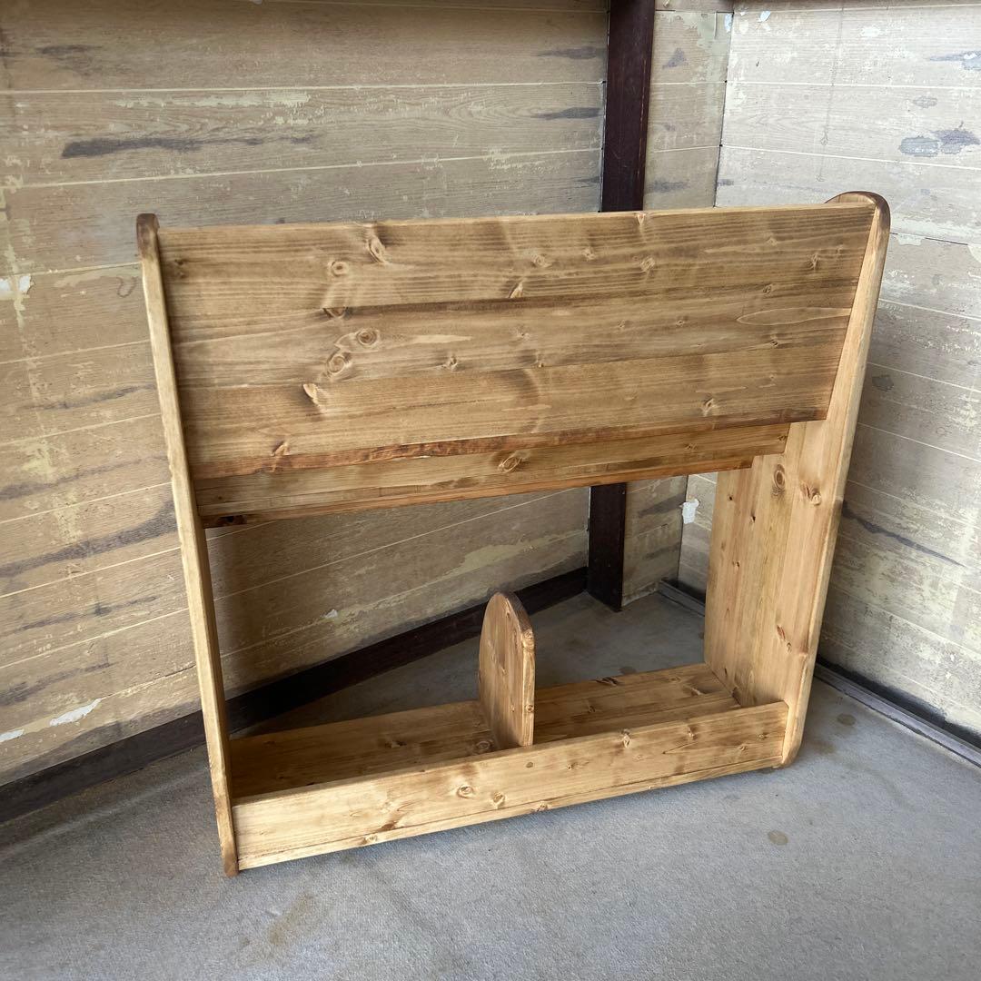 木製 3段オープンシェルフ 本棚・絵本棚・マガジンラック