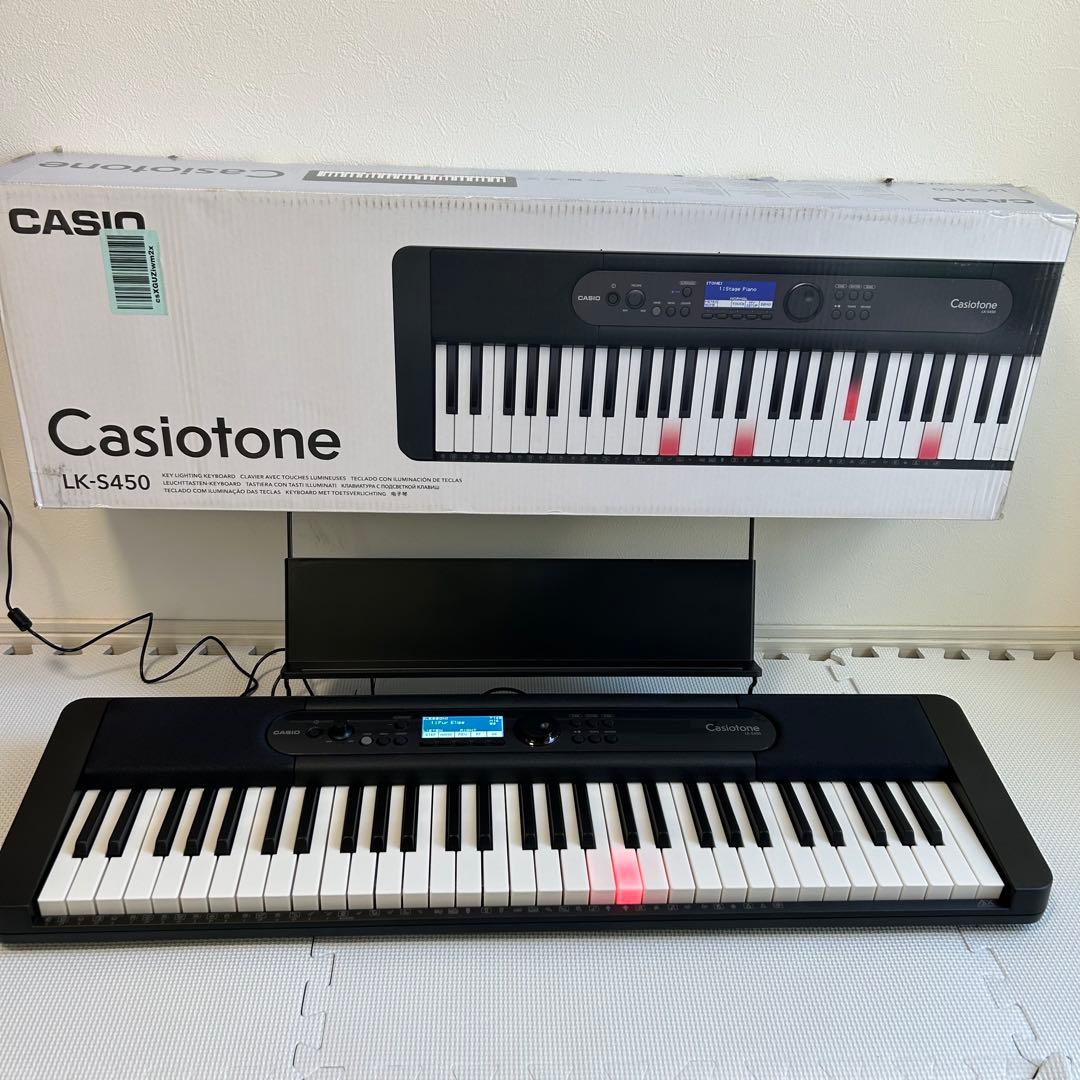 CASIO LK-S450 61鍵盤 電子キーボード