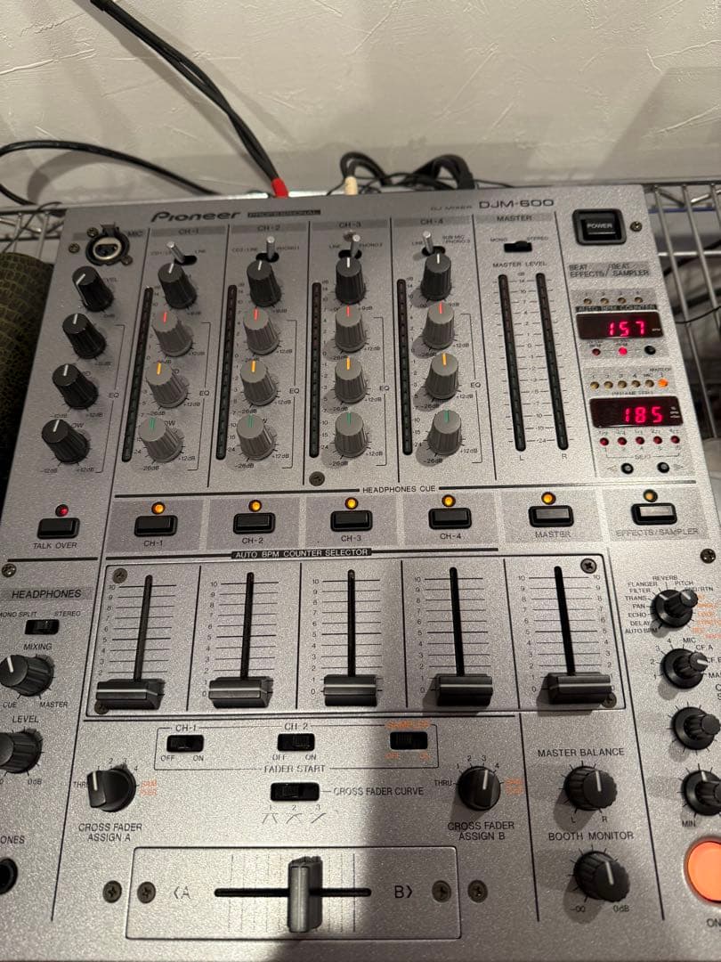 【整備済】Pioneer DJM-600 DJミキサー