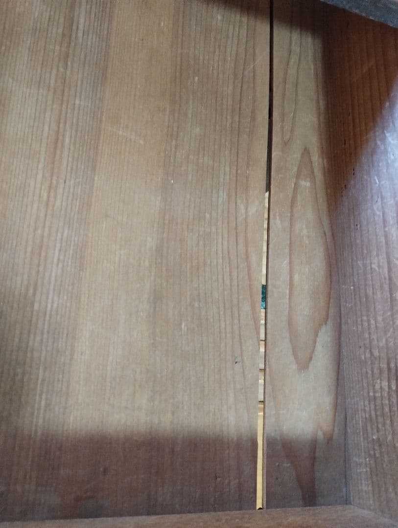 木製引き出し　整理タンス 　箪笥　2段　昭和レトロ　和骨董　古家具　無垢材ベンチ