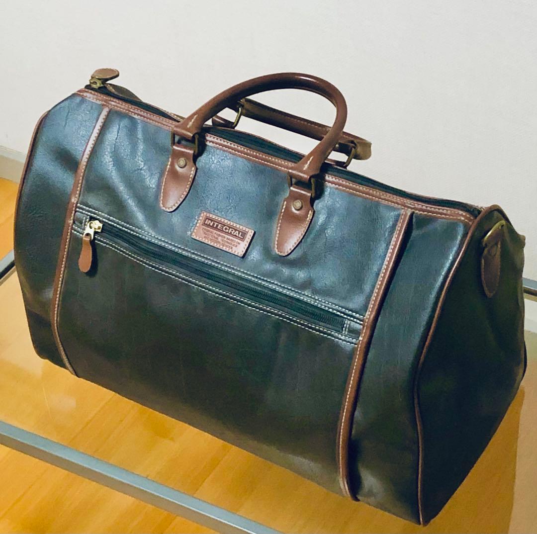 本革 INTEGRAL ボストンバッグ 大容量