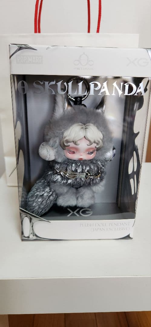 ★日本限定★XG SKULLPANDA ぬいぐるみペンダント ポップマート正規品