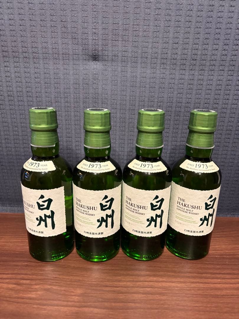 白州　シングルモルトウイスキー　ミニボトル　180ml 4本