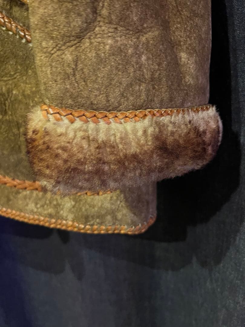 PITIC LEATHER ヴィンテージ　ムートンコート　メキシコ製