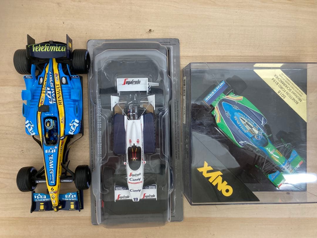 F1ミニカー1/18.1/24 3台セット