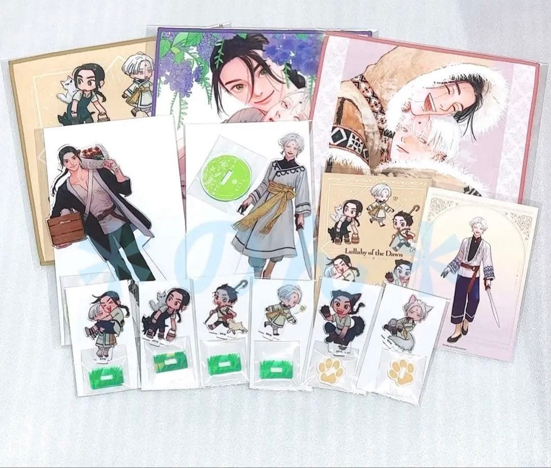 夜明けの唄 ユノイチカ くじメイト BIG アクリルスタンド　特典イラストカード