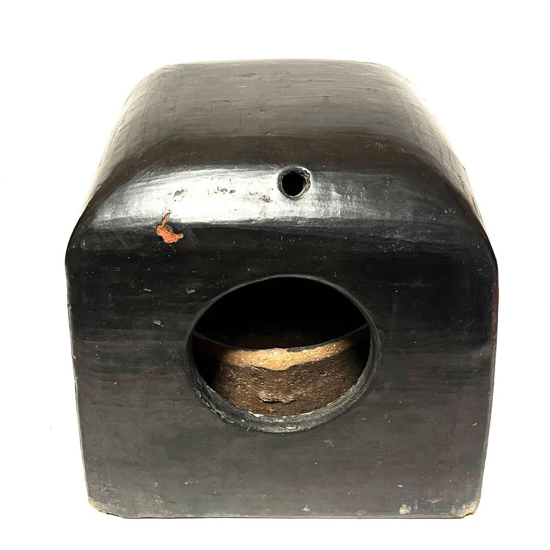 ■時代物・希少■あんか・行火・猫火鉢・置きこたつ・レトロ・古道具・古民具・瓦土製