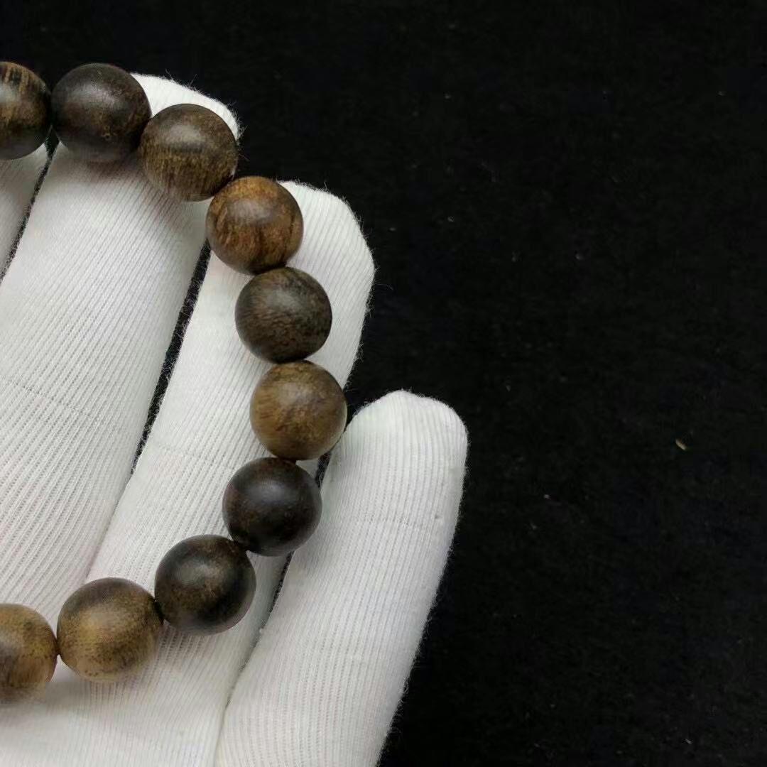 本物見逃すな!本物保証天然正品ダラガン虎斑沈香手串 沈香木 伽羅 聞香