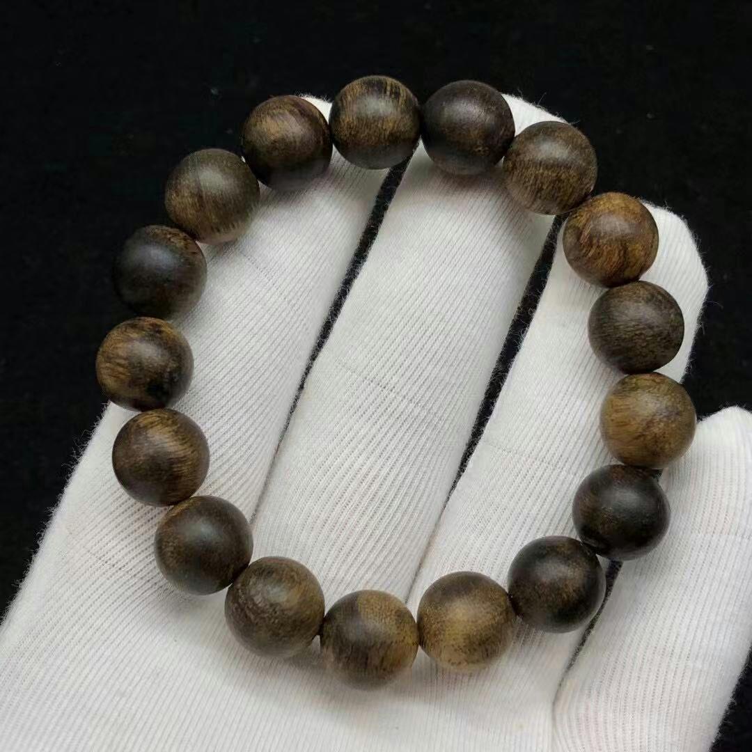 本物見逃すな!本物保証天然正品ダラガン虎斑沈香手串 沈香木 伽羅 聞香