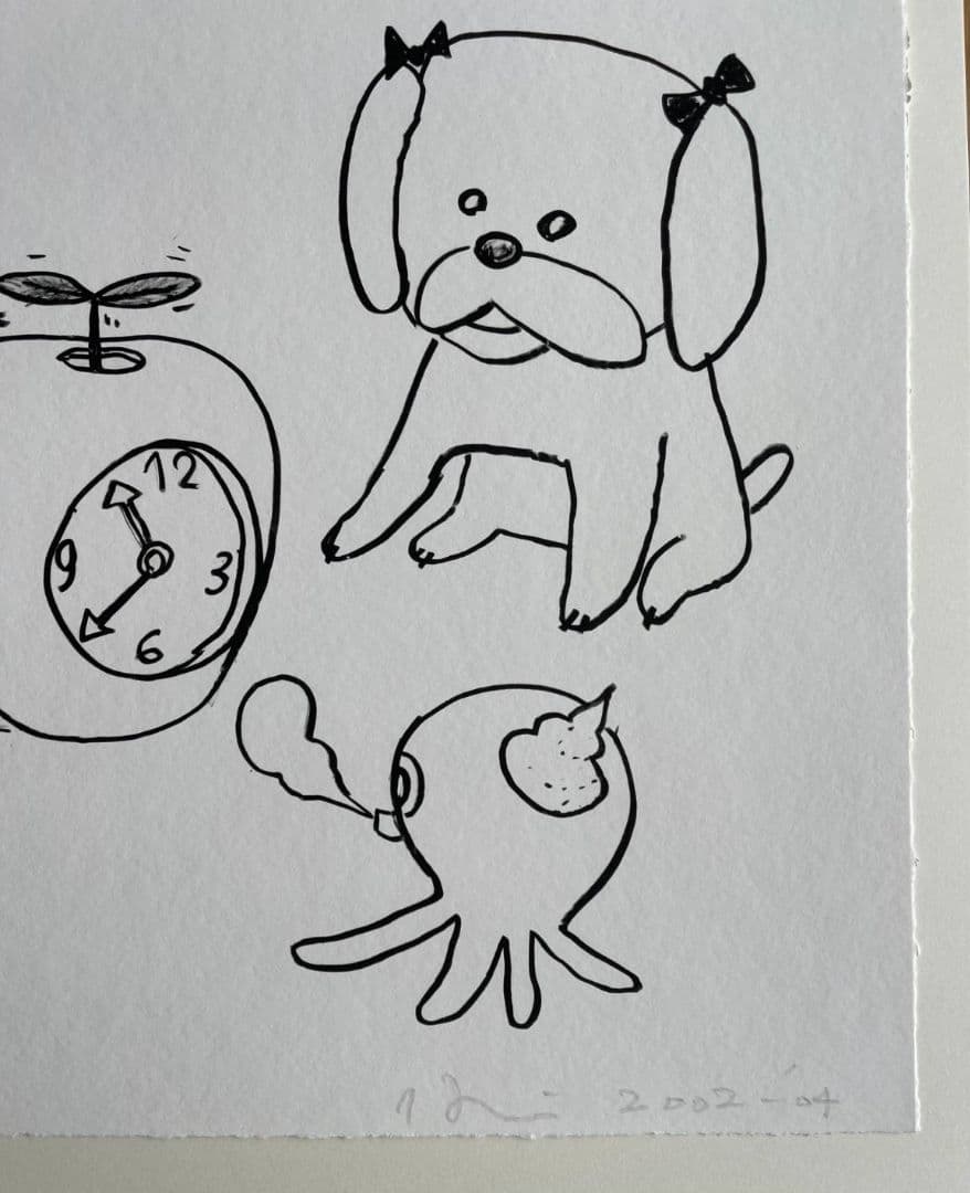 奈良美智　版画　人気画家　アート　美術品　村上隆　草間彌生