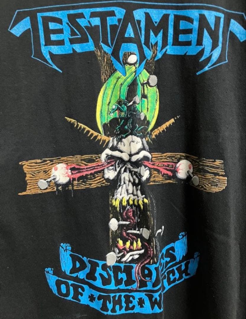 testament90年初来日ツアーＴシャツMテスタメント