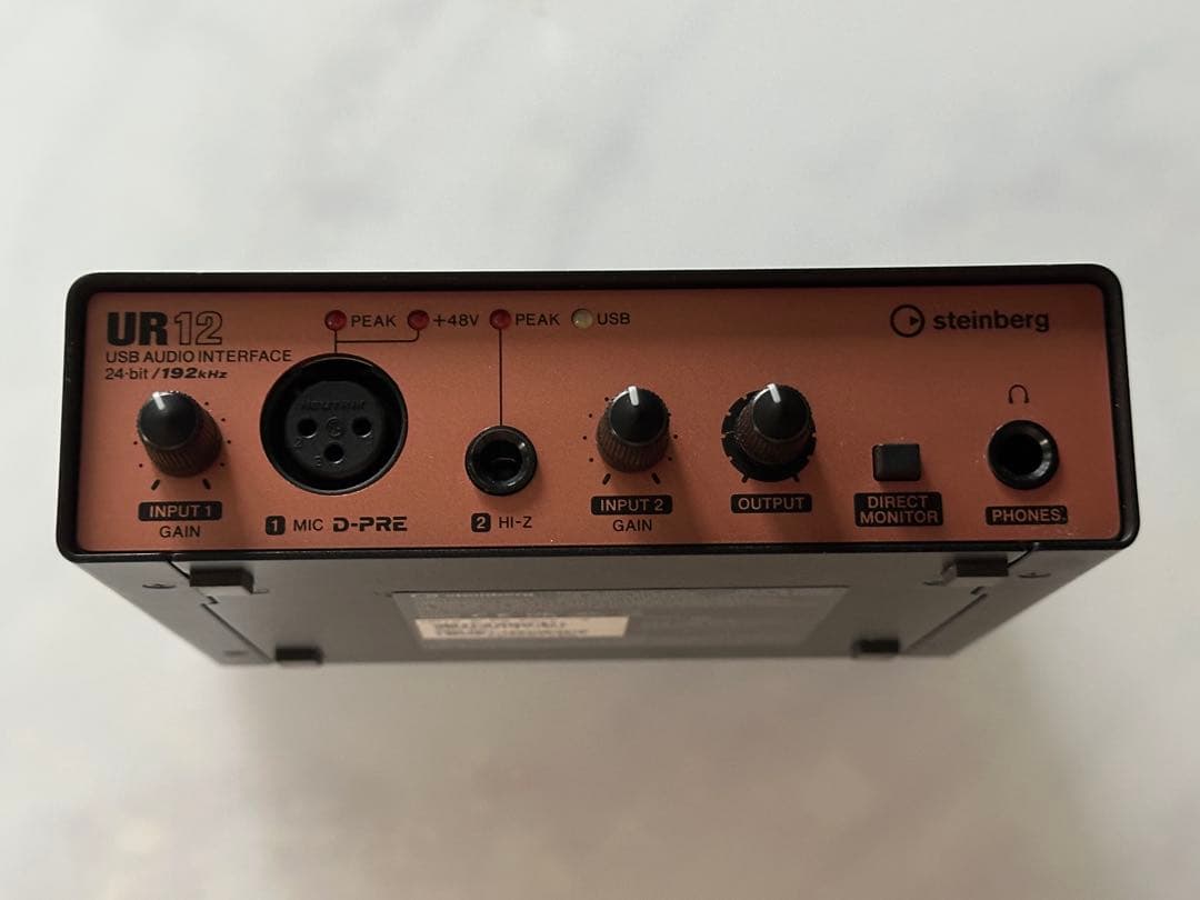 Steinberg スタインバーグ USB オーディオインターフェース UR12
