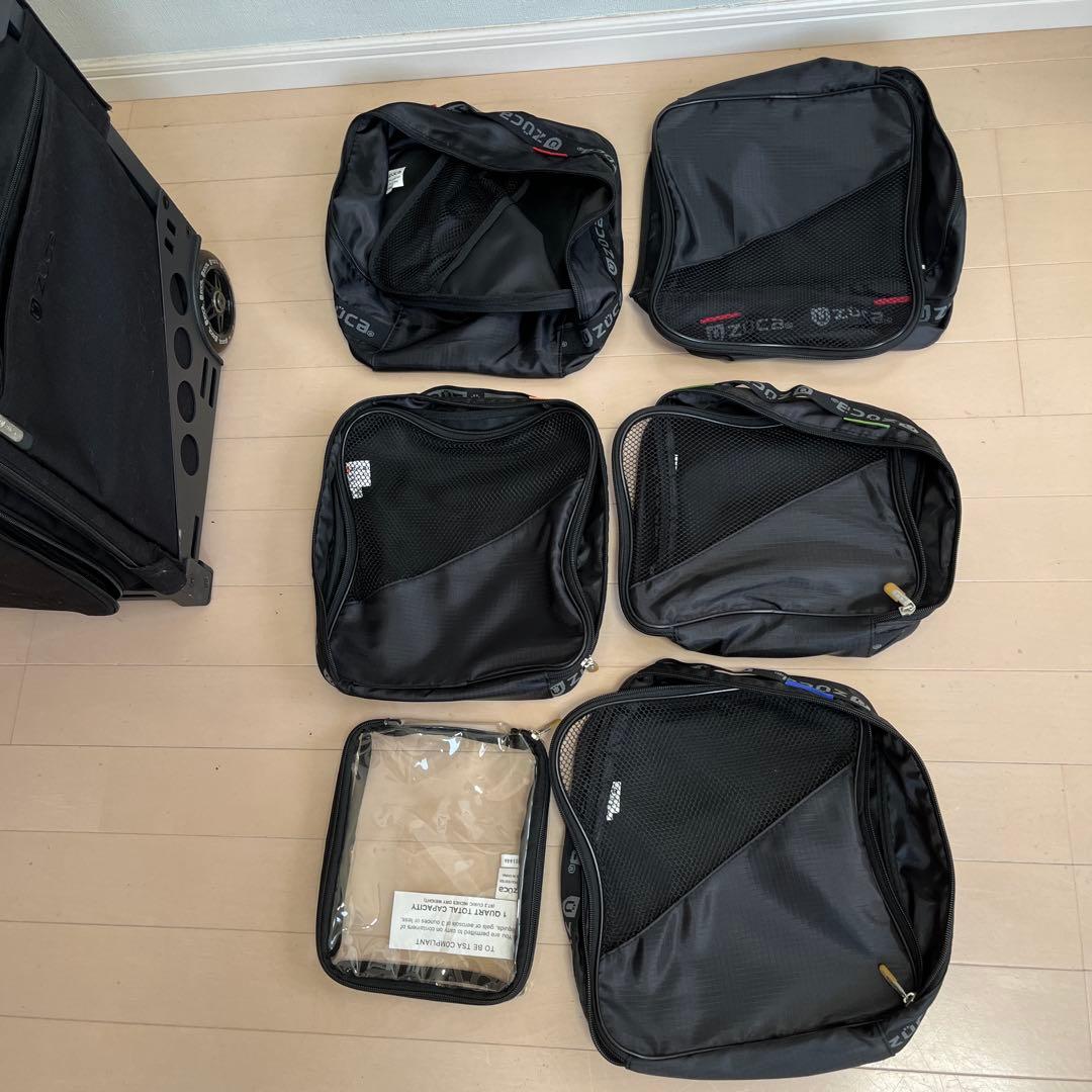 ZUCA ズッカ 黒 ナイロンキャリーケース