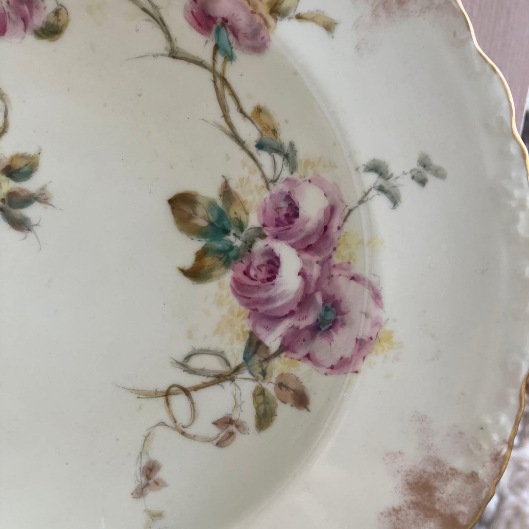 古ロイヤルクラウンダービー　薔薇のタッツァ