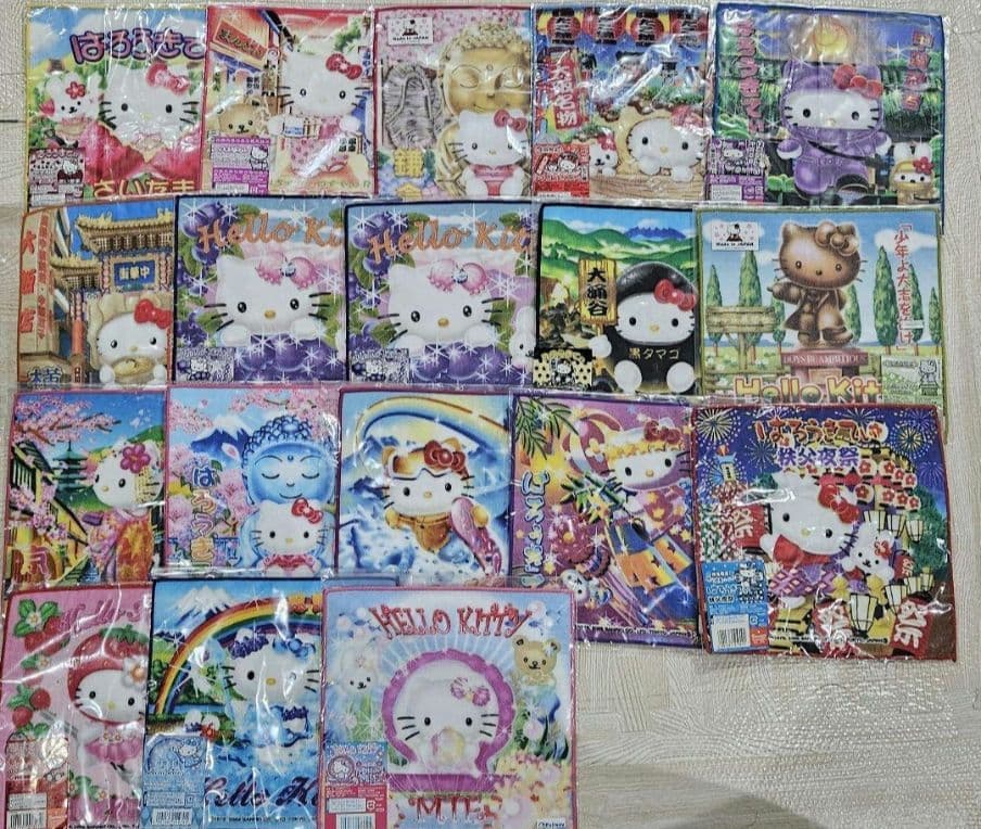 ご当地キティ ミニタオル まとめ売り　ハローキティ