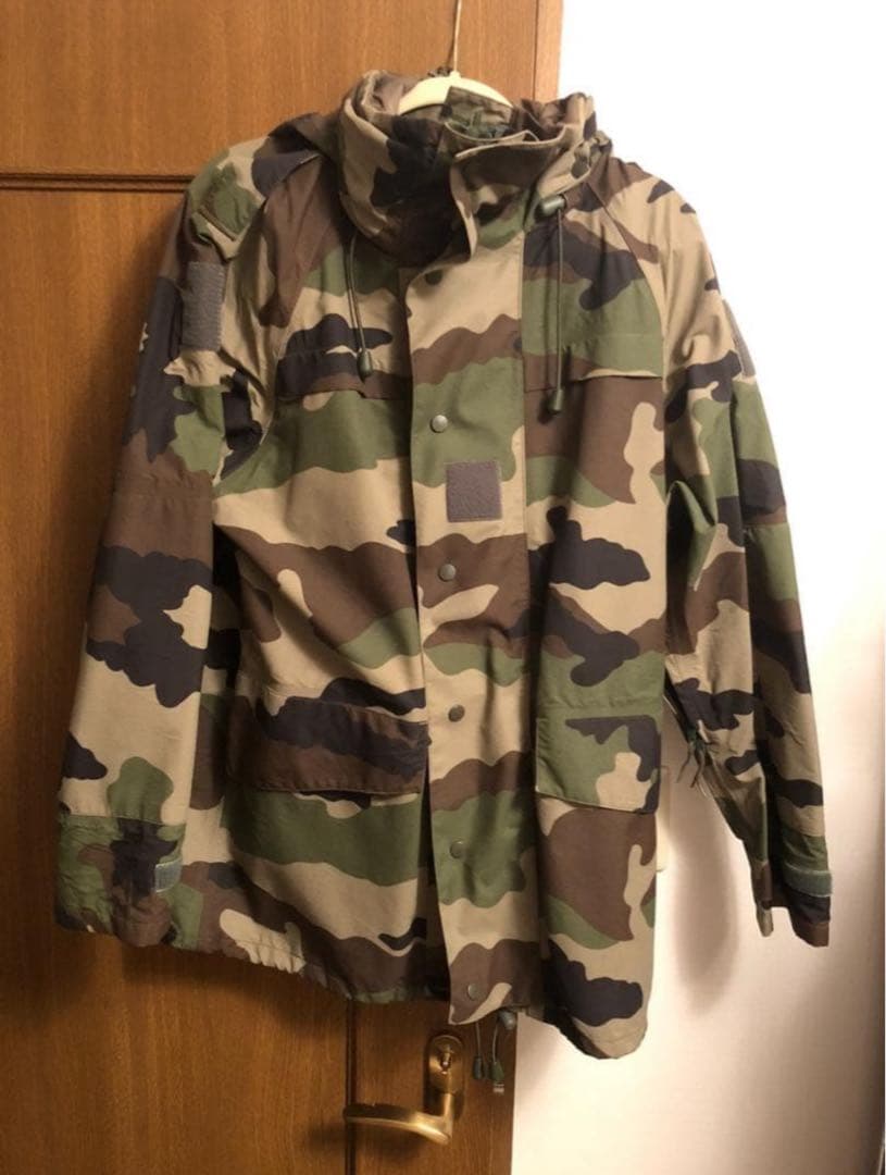 【未使用】フランス軍実物 ウッドランド カモ ゴアテックス パーカー