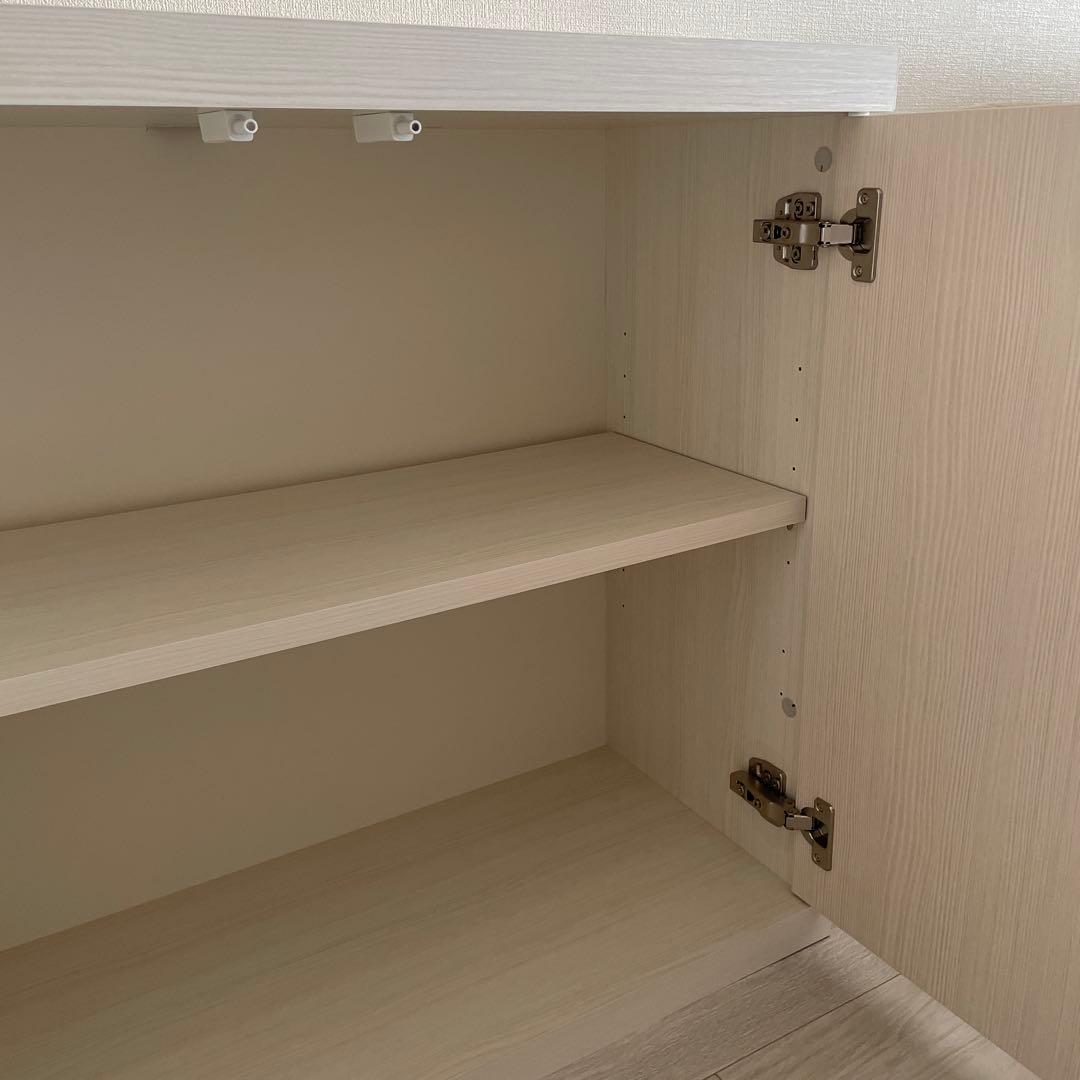 KEYUCA ケユカ 木製　キャビネット　ホワイト