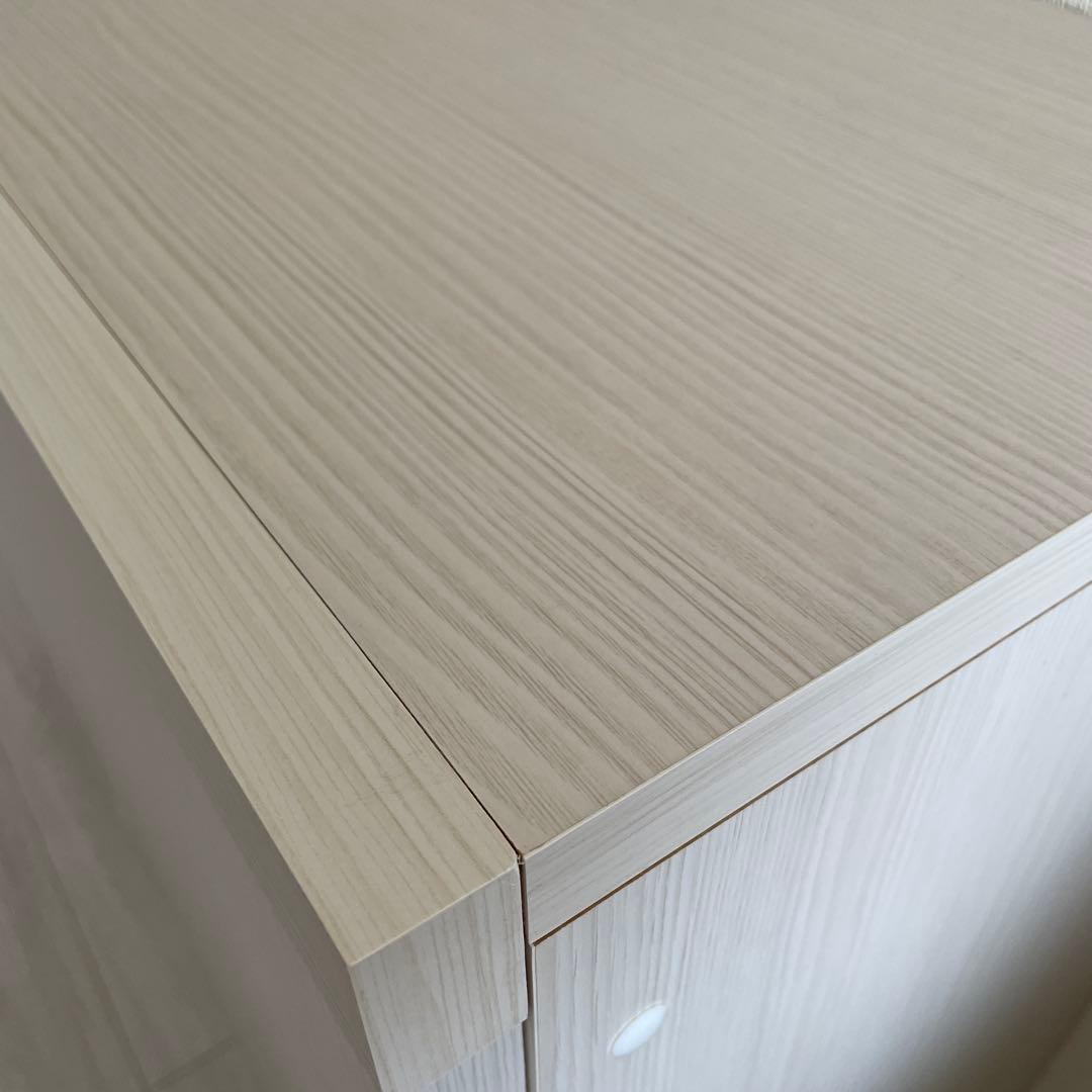 KEYUCA ケユカ 木製　キャビネット　ホワイト