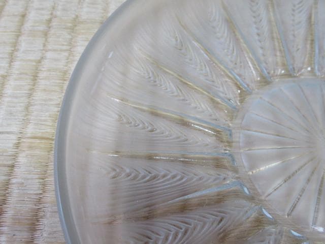 極希少1927年製◆ルネ・ラリック エピ（Epi）麦穂模様デザイン 皿/プレート