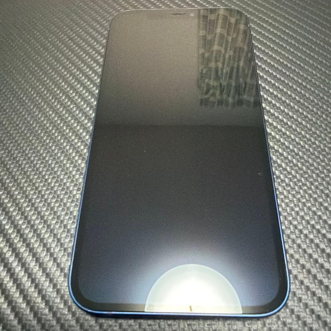 [美品] iPhone12 ブルー 128gb SIMフリー バッテリー100%