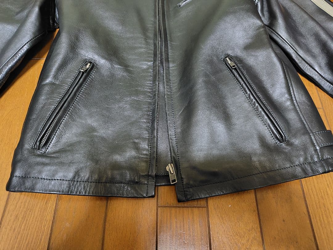 T*N様 【最終出品！】２ライン シングルライダース Msize 脱着インナーラ