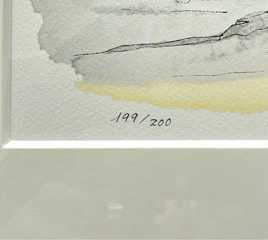 平山郁夫『カラコルム・ハイウェイ』サイン有 リトグラフ 限定200部 1992年