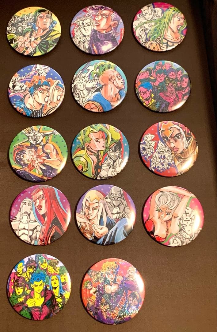 ジョジョ　缶バッチセット