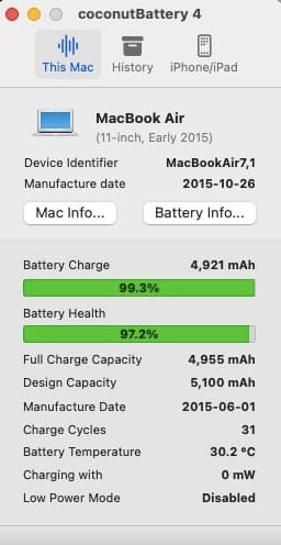 優良美品 MacBookAir 2015 i7 8Gb 512Gb 11インチ