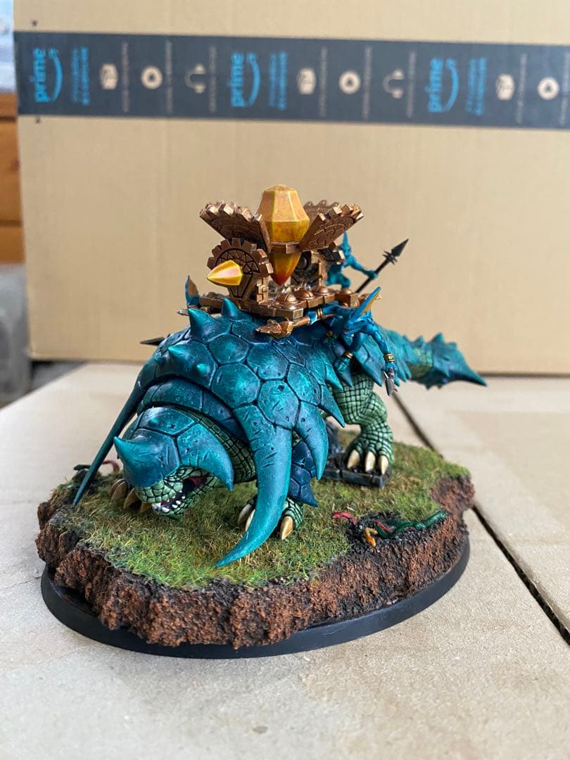 ウォーハンマー　塗装済み　セラフォン　バスティラドン