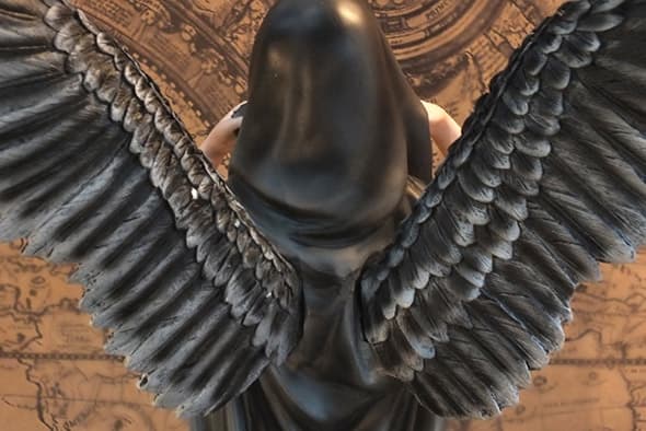 ゴシックダークエンジェルフィギュア 全高60cm ラージサイズ