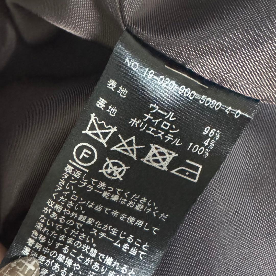 ［りぃ】IENAイエナ ダブルビーバーノーカラーVネックコート