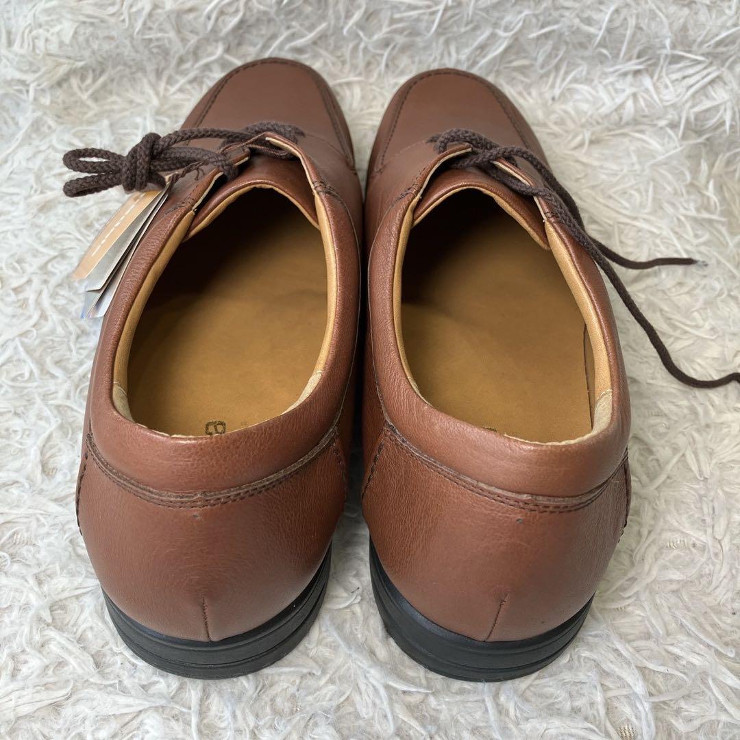 ◎新品タグ付き ペダラ レザー27.0cm 3E ブラウン 撥水 日本製 1