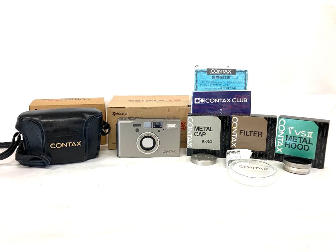 CONTAX T3 前期 コンパクトフィルムカメラ セミハードケース付き