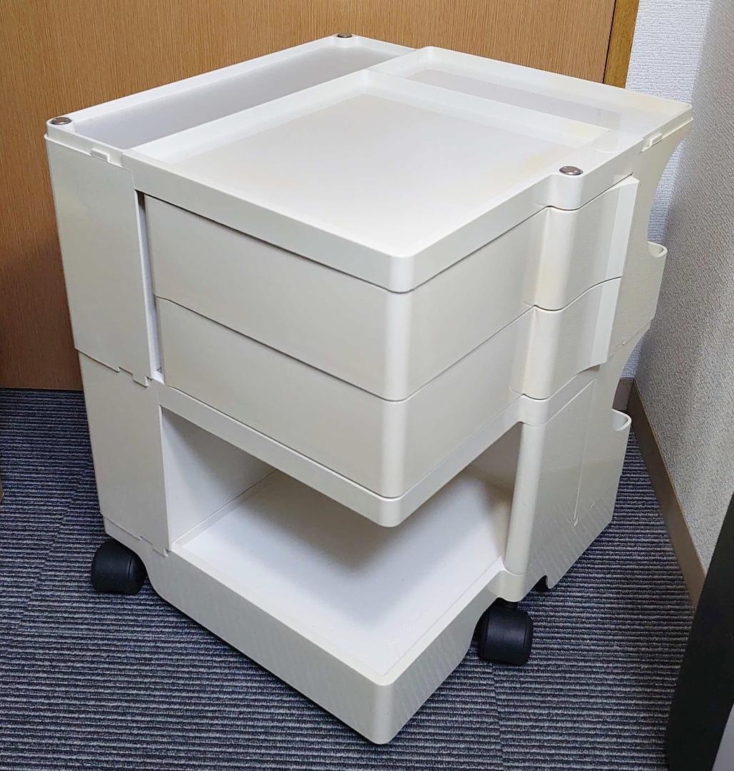 ボビーワゴン｜BOBY Wagon｜2段トレイ｜B-LINE 正規品｜ホワイト