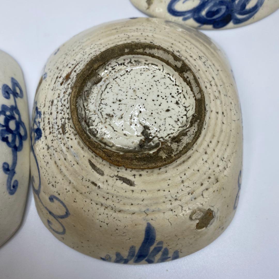 尾形乾山　染付皿5枚　共箱　トヒオ　東さ7-0323☆2F